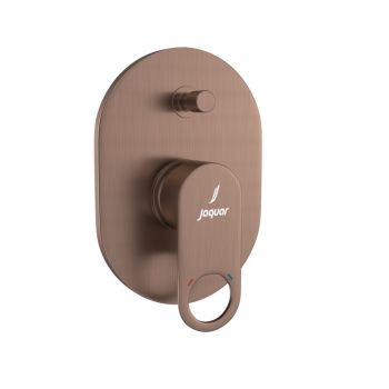 Jaquar Ornamix Prime Single Lever Hi-Flow Diverter Trim Kit - Antique Copper Brushed Finish Exposed Parts (ORP-ACR-10079NKPM)