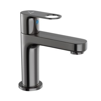 Jaquar Ornamix Prime Pillar Cock - Black Chrome Finish Wash Basin Tap - ORP-BCH-10001PM