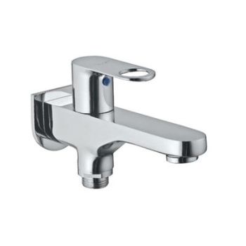 Jaquar Ornamix Prime 2 Way Bib Cock With Wall Flange Chrome