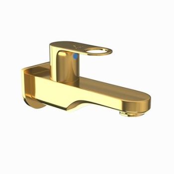 Jaquar Ornamix Prime Bib Cock With Wall Flange Full Gold