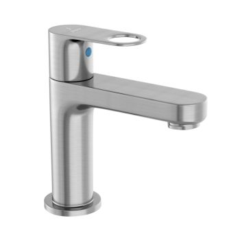 Jaquar Ornamix Prime Pillar Cock - Stainless Steel Finish Wash Basin Tap - ORP-SSF-10001PM