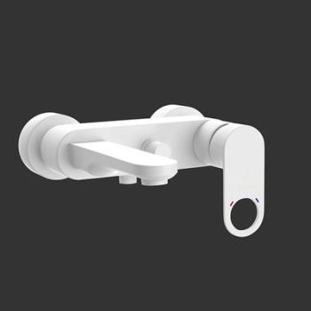 Jaquar Ornamix Prime Single Lever Wall Mixer With Provision Of Hand Shower, But W/O Hand Shower White Matt