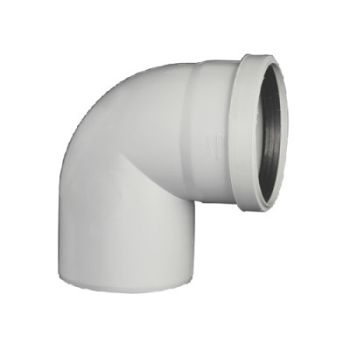 Supreme PVC Elbow (Plain Bend) Washer Type 4 Inch