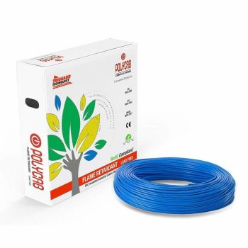 Polycab FRLF Electrical Cables 2.5 sqmm Blue - 180 mtrs