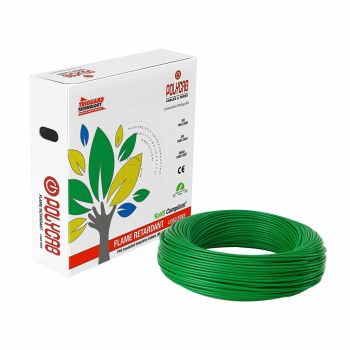 Polycab FRLF Electrical Cables 2.5 sqmm Green - 180 mtrs