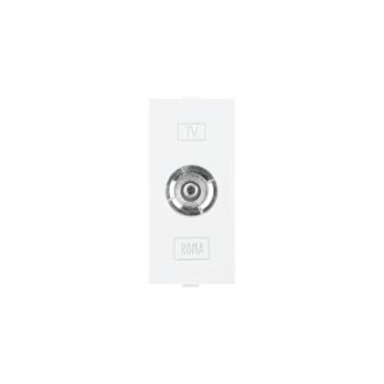 Roma White, T.V Socket Outlet Single