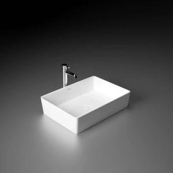 Ruhe Croma Table-Top Wash Basin White 19 x 15 x 5 Inches