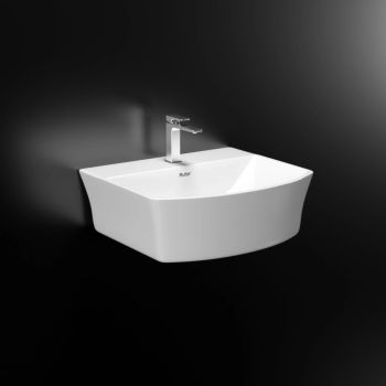 Ruhe Felis Wall-hung Wash Basin White