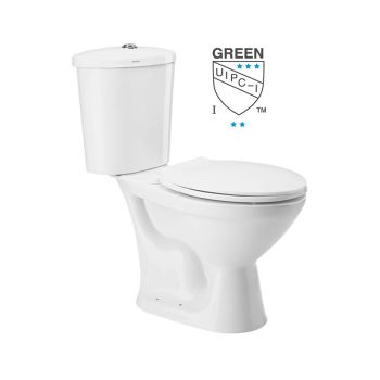 Cera Calibre Deluxe Floor Mounted Two Piece Ewc Snow-White S-230