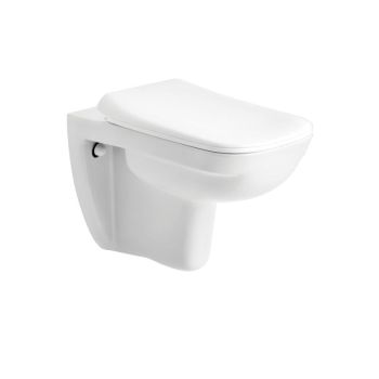 Cera Campbell Mini Wall Hung Ewc with Slim Soft Seat Cover Snowwhite