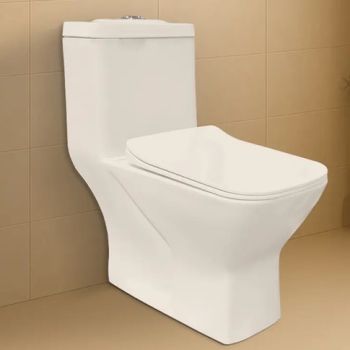 Hindware Sharp S-220 One Piece Closet - Starwhite Finish