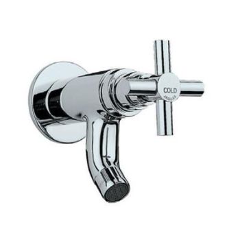Jaquar Solo Bib Cock (Angular Shape) With Wall Flange