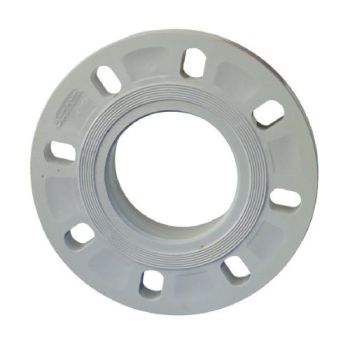 Supreme PVC Flange 63mm (2 Inch) - Heavy Duty PVC Pipe Fitting - Grey Industrial Connector