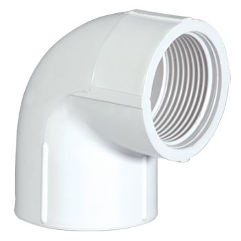 Supreme uPVC Threaded Elbow 1/2 Inch Aqua Gold