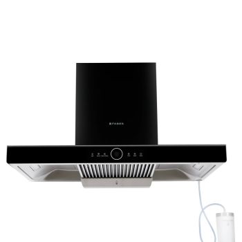 Faber THUNDERBOLT FL SW SC BK 90 Auto Clean Ductless Chimney