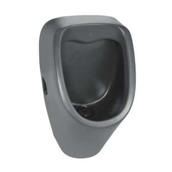 Jaquar URS-GRM-13253N Grey Matt Ceramic Wall Hung Urinal with Back Inlet - 385x325x635 mm