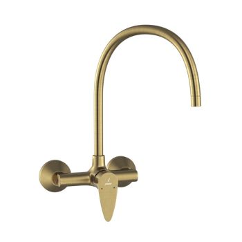 Jaquar Vignette Prime Single Lever Wall Mounted Sink Mixer with Upper Swinging Spout - Antique Copper Finish (VGP-ACR-81165)