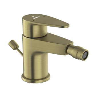 Jaquar Vignette Prime Bidet Mixer - Antique Bronze Finish - 1-Hole Installation with Popup Waste - VGP-ABR-81213B