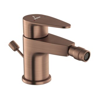 Jaquar Vignette Prime Bidet Mixer - Antique Copper Finish - 1-Hole Installation with Popup Waste - VGP-ACR-81213B