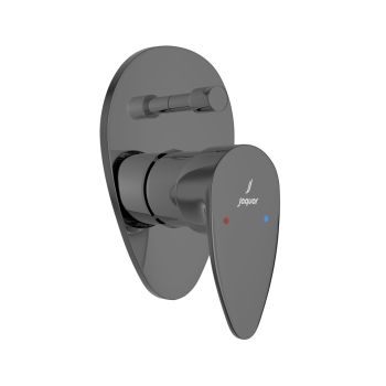 Jaquar Vignette Prime Single Lever Hi-Flow Diverter Exposed Trim Kit - Black Chrome Finish (VGP-BCH-81079NK)