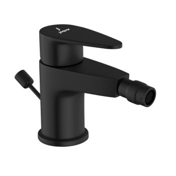 Jaquar Vignette Prime Bidet Mixer - Black Matt Finish - 1-Hole Installation with Popup Waste - VGP-BLM-81213B