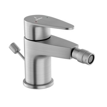 Jaquar Vignette Prime Bidet Mixer - Brushed Stainless Steel Finish - 1-Hole Installation with Popup Waste - VGP-SSF-81213B