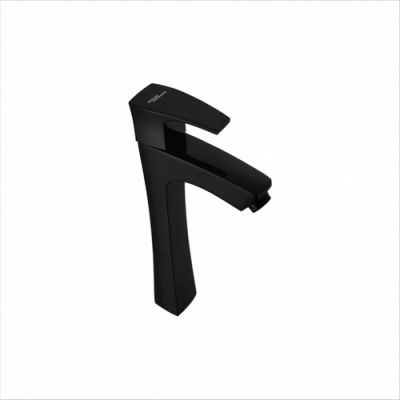 Hindware Avior Tall Pillar Cock 222 mm Black Chrome F520002GRT