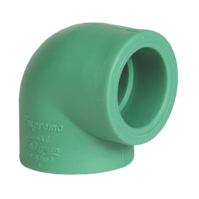 Supreme PP-R Green Elbow 20 mm