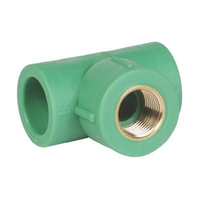 Supreme PPR Green Brass Tee 20 mm x 1/2 Inch