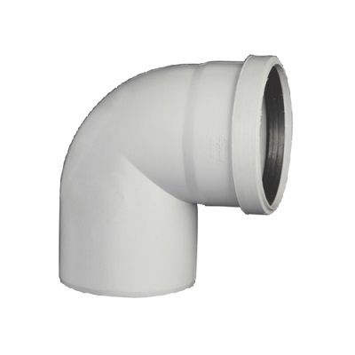 Supreme PVC Elbow (Plain Bend) Washer Type 4 Inch