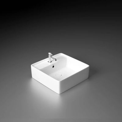 Ruhe Ash Table Top Wash Basin White (17 x 17 x 6 inches)