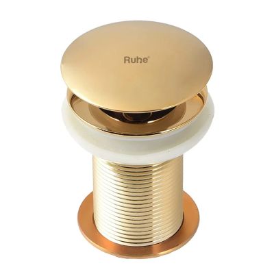 Ruhe Pop-up Waste Coupling Yellow Gold 5 Inches