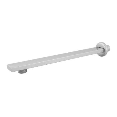 Ruhe Rectangular Shower Arm (18 Inches) with Flange (14-0102-03)