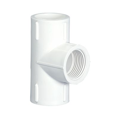 Supreme uPVC Threaded Tee 1/2 Inch Aqua Gold