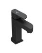 Jaquar Alive Single Lever Basin Mixer - Black Matt Finish - Organic Designer Wash Basin Tap - ALI-BLM-85011B