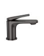 Jaquar Laguna Single Lever Basin Mixer with Base Flange - Black Chrome PVD Finish (LAG-BCH-91011BWF)