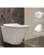 Kohler Brazn Rimless Wall Hung Toilet with Quiet-Close UF seat cover in White(K-26994IN-0)