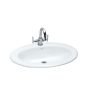 Cera Circular Counter Wash Basin Snow White S2030115