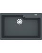 Franke UBG 610-78 Quartz Single Bowl Kitchen Sink with Tap Hole Onyx Black