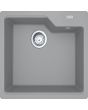 Franke UBG 610-56 Quartz Single Bowl Kitchen Sink Stone Grey with Tap Hole 560x500mm
