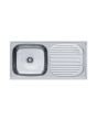 Franke 611 X Grand 44 x 20 Inch SS 304 Kitchen Sink with Drainboard