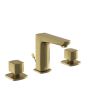 Jaquar Kubix Prime 3-Hole Basin Mixer with Popup Waste System - Antique Bronze (KUP-ABR-35191PM)