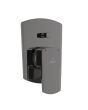 Jaquar Kubix Prime High-Flow Single Lever Concealed Diverter - Black Chrome (KUP-BCH-35079NKPM)