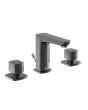 Jaquar Kubix Prime 3-Hole Basin Mixer with Popup Waste System - Black Chrome (KUP-BCH-35191PM)