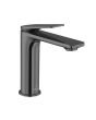 Jaquar Laguna Extended Spout Basin Mixer - Black Chrome Single Lever Tap for Large Countertop Sinks (LAG-BCH-91023BWF)