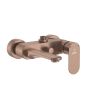 Jaquar Opal Prime Single Lever Wall Mixer for Exposed Shower Pipe (SHA-1211) - Antique Copper Finish (OPP-ACR-15115PM)