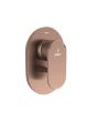 Jaquar Opal Prime Single Lever 3-Inlet Diverter Trim Kit - Antique Copper Brushed Finish (OPP-ACR-15193NKPM)