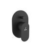 Jaquar Opal Prime Single Lever Hi-Flow Diverter Trim Kit - Black Matt Finish Exposed Parts (OPP-BLM-15079NKPM)
