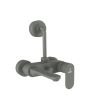 Jaquar Opal Prime Single Lever Wall Mixer with 115mm L-Bend for Overhead Shower - Graphite PVD Finish (OPP-GRF-15117PM)