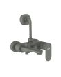 Jaquar Opal Prime 3-in-1 Wall Mixer - Graphite Finish - OPP-GRF-15125PM - Complete with 115mm Bend Pipe & Legs